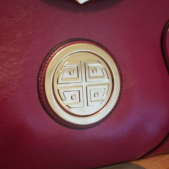 Plum Purple Gold Trim Handbag - Picture 10 of 10